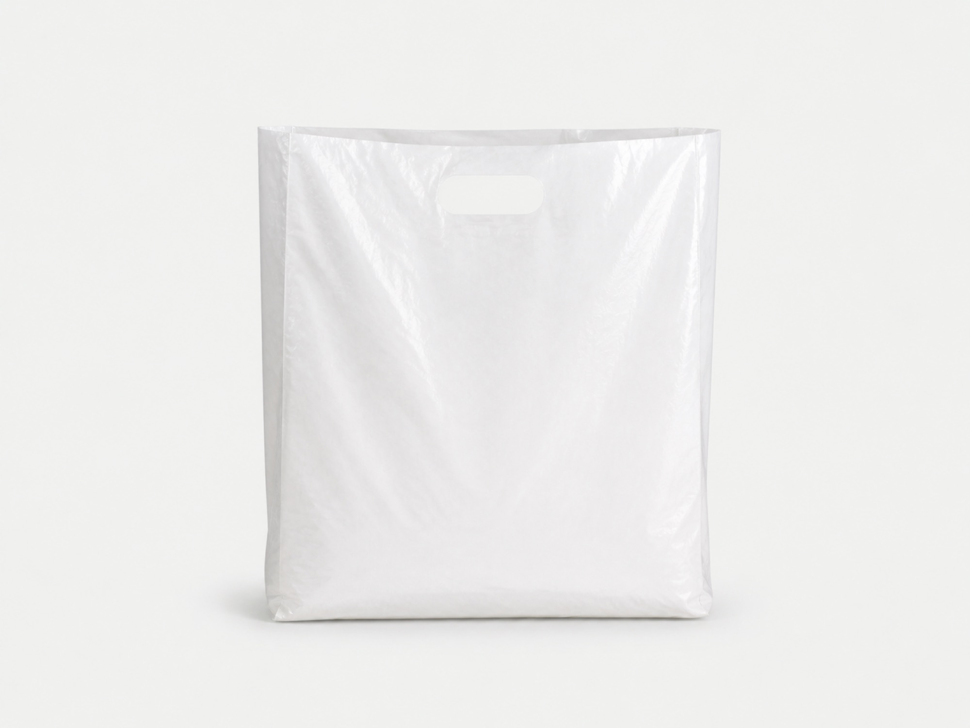 Sacola alça vazada personalizada Plaspack